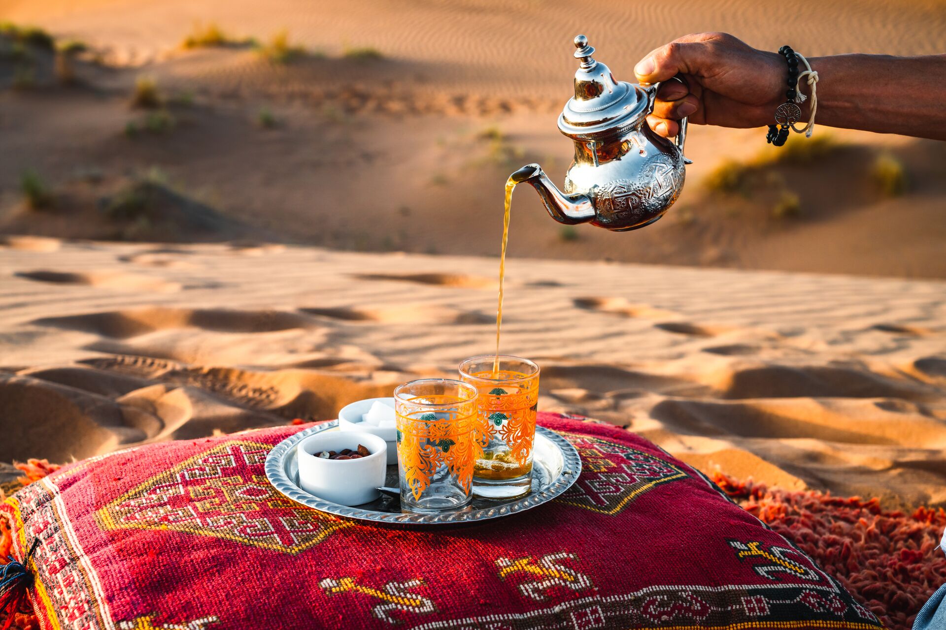 Tea in the Sahara Desert, Morocco
