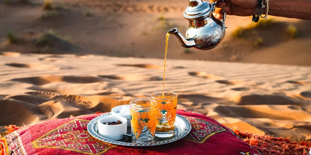Tea in the Sahara Desert, Morocco
