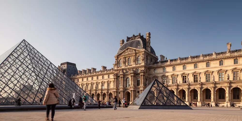 The Louvre Museum In Paris, France