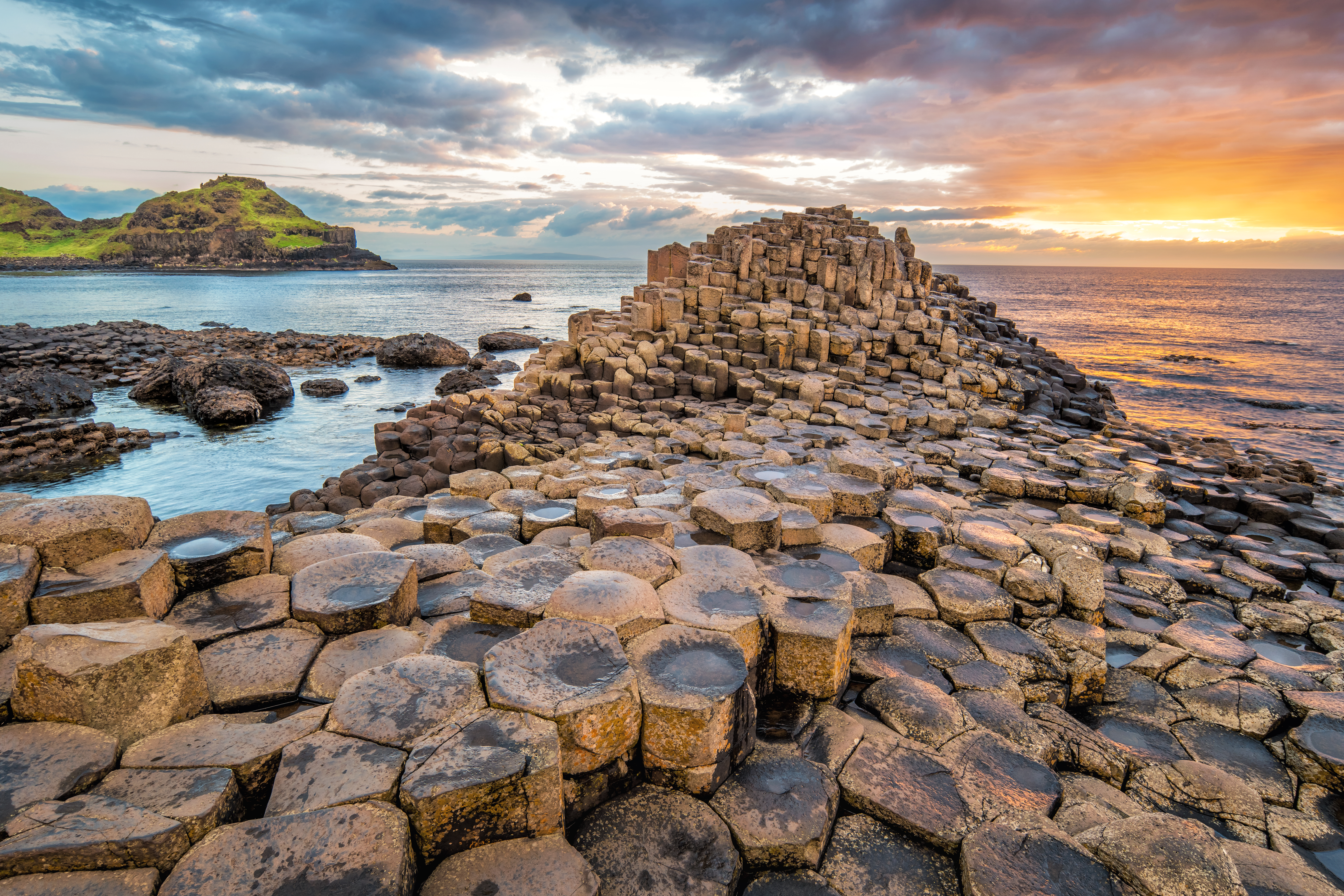 183 Sunset Giants Causeway Northern Ireland