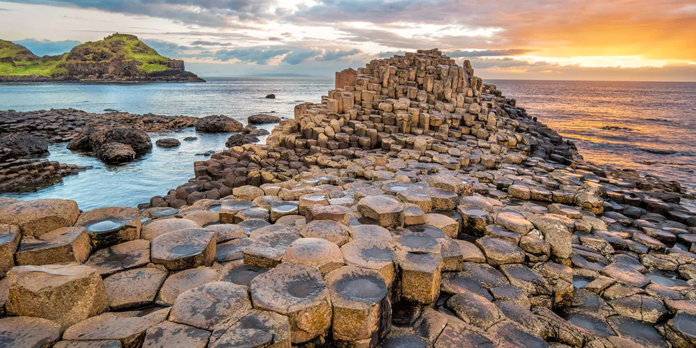 183 Sunset Giants Causeway Northern Ireland