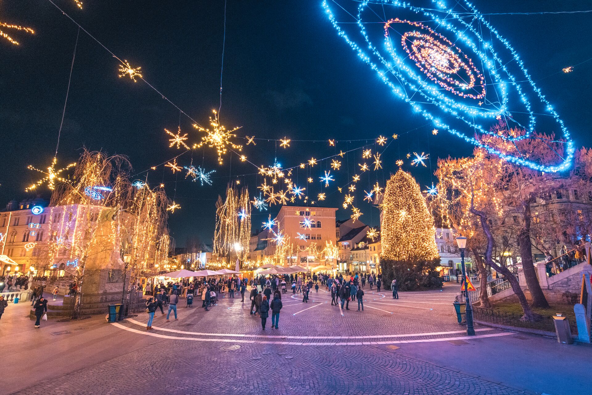 Christmas time in Ljubljana, Slovenia