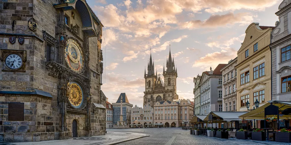 Old Town Square, Prague, Bohemia, Czech Republic