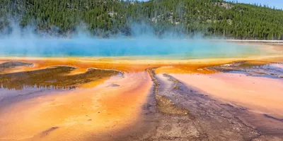 Hot Spring Yellowstone National Park Wyoming USA