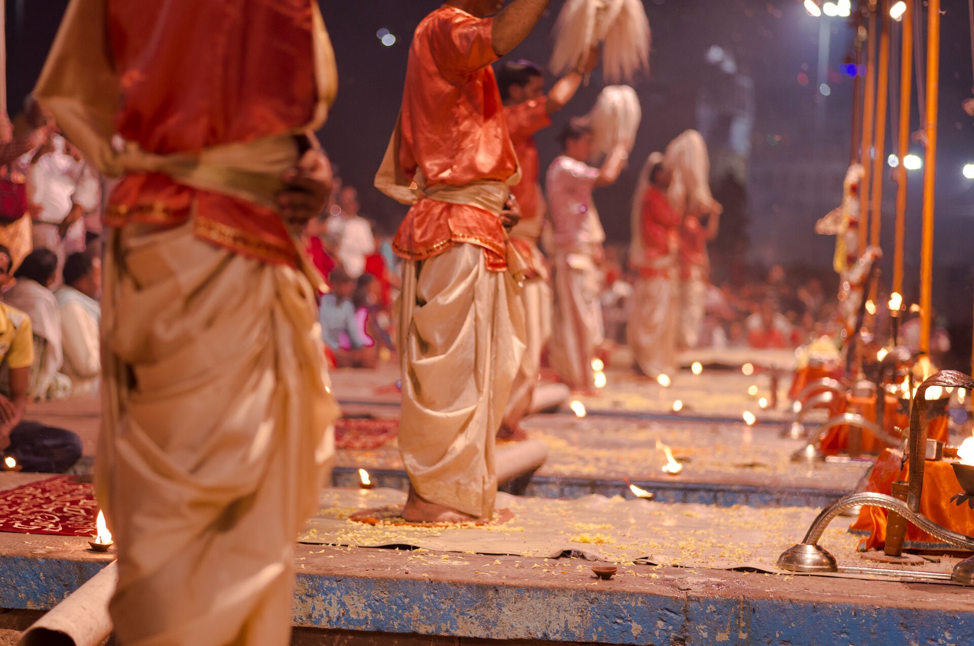 Puja Ceremony in Varanasi, India