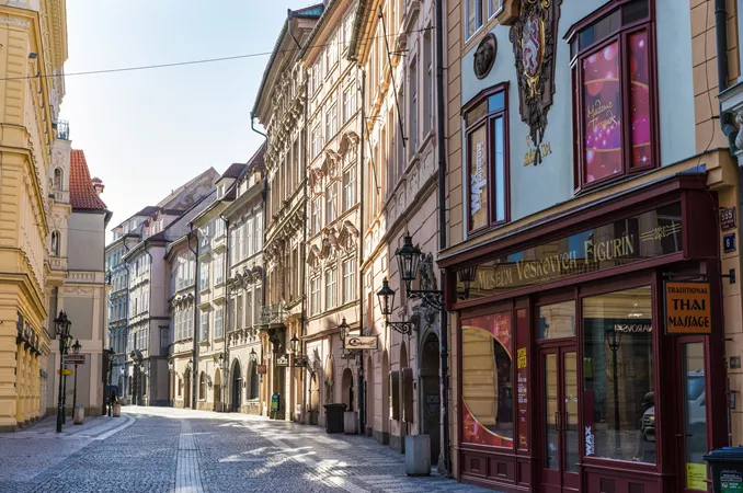Prague Old City Street
