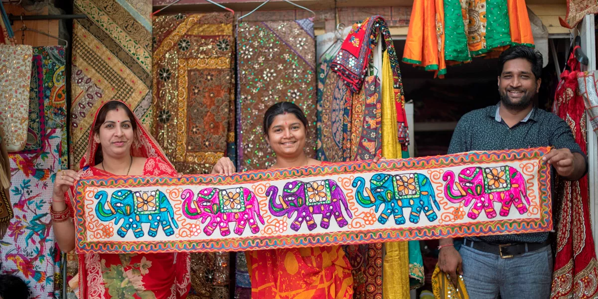 Chandi Chowk Bazaar in Old Delhi, India