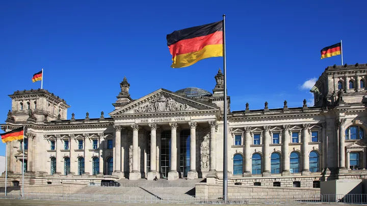 Reichstag Building in Berlin, Germany