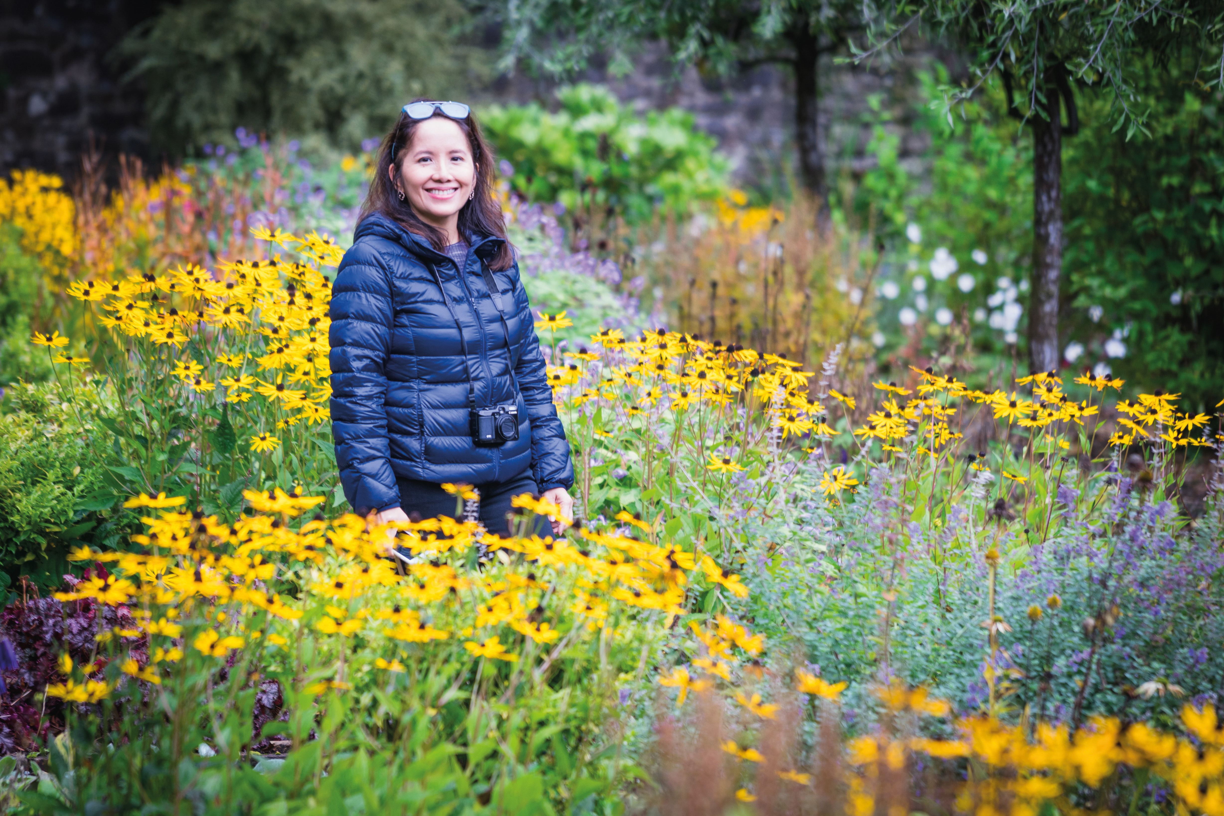 Woman on the meadow