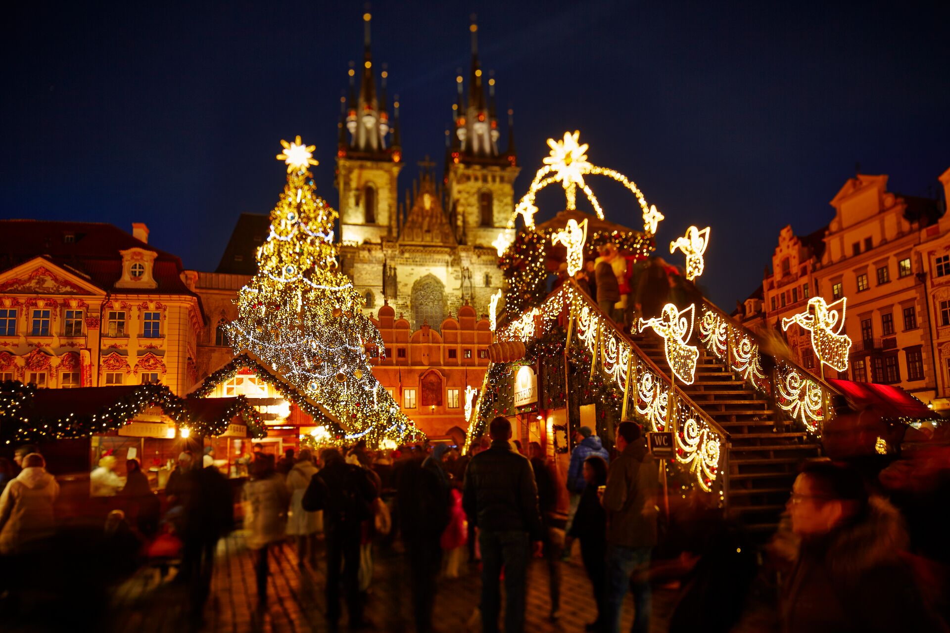 Christmas Market in Prague, Czech Republic