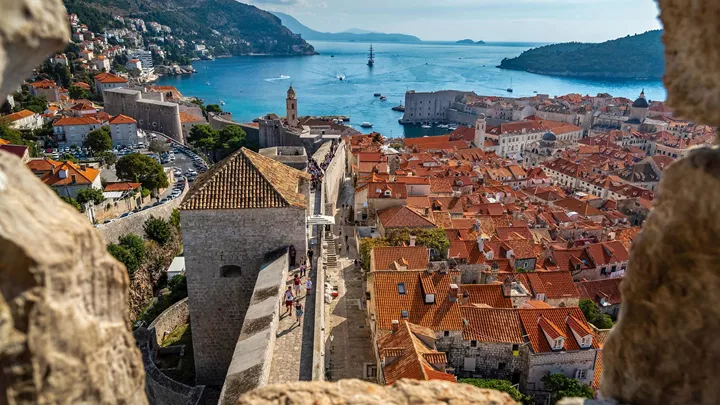The Old Town in Dubrovnik, Croatia