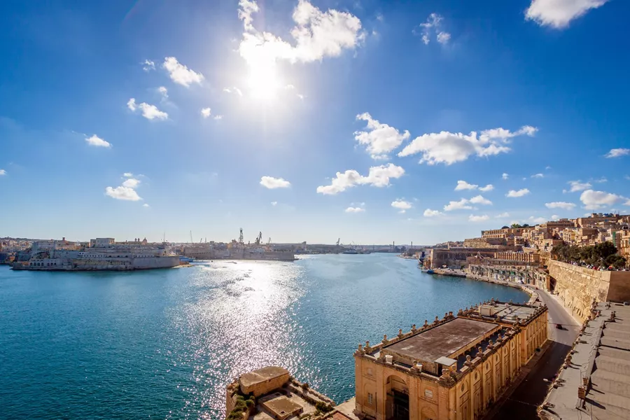 Large Valletta Harbor Malta Island 1299243338