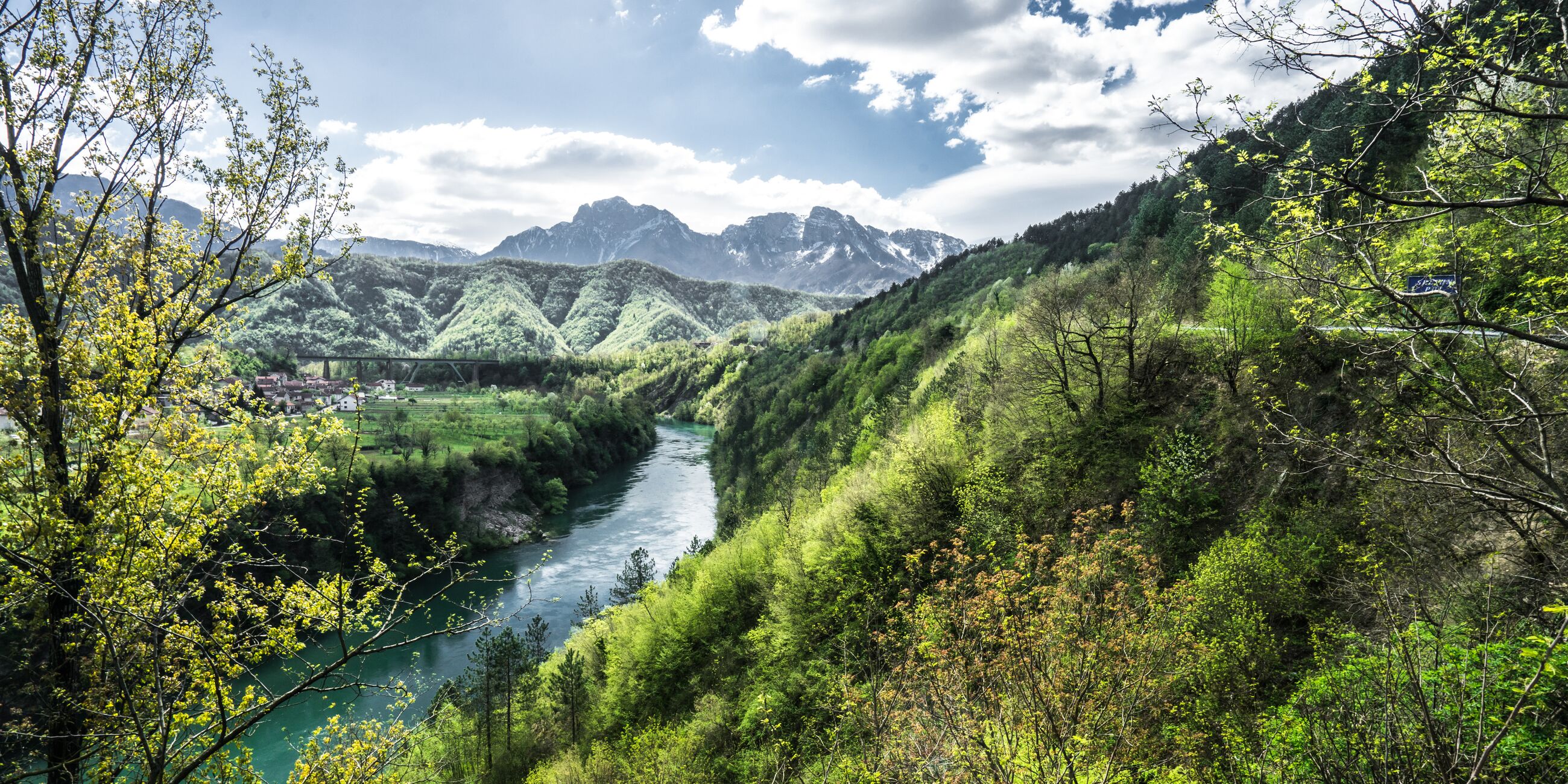Lush countryside en route to Mostar in Bosnia and Herzegovina, Europe