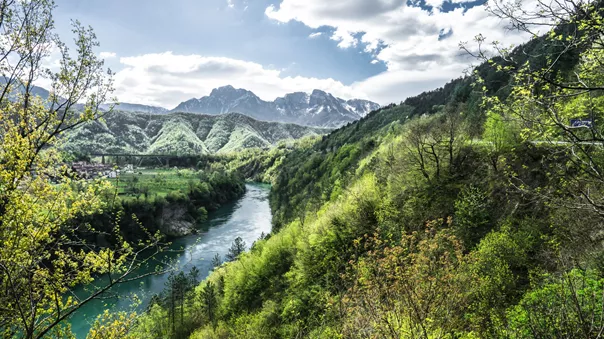 Lush countryside en route to Mostar in Bosnia and Herzegovina, Europe