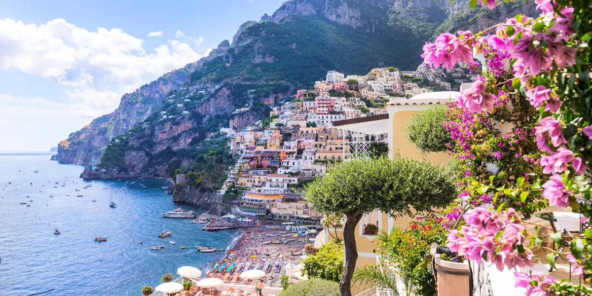 Positano On Amalfi Coast, Italy 596307378