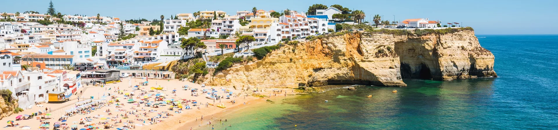Summer Beach in Algarve, Portugal