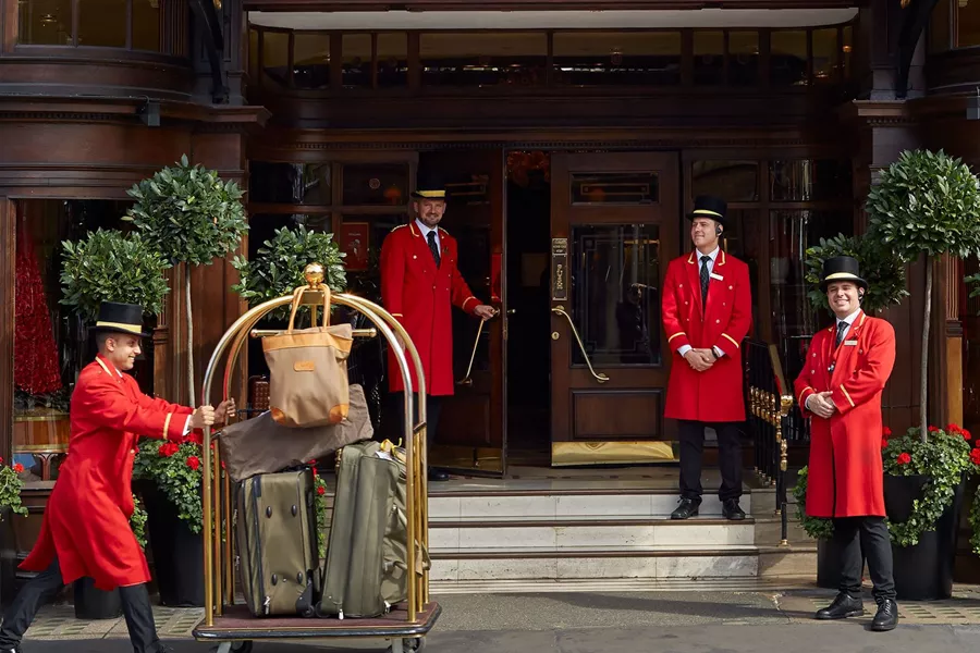 The Ruebens At The Palace Doormen