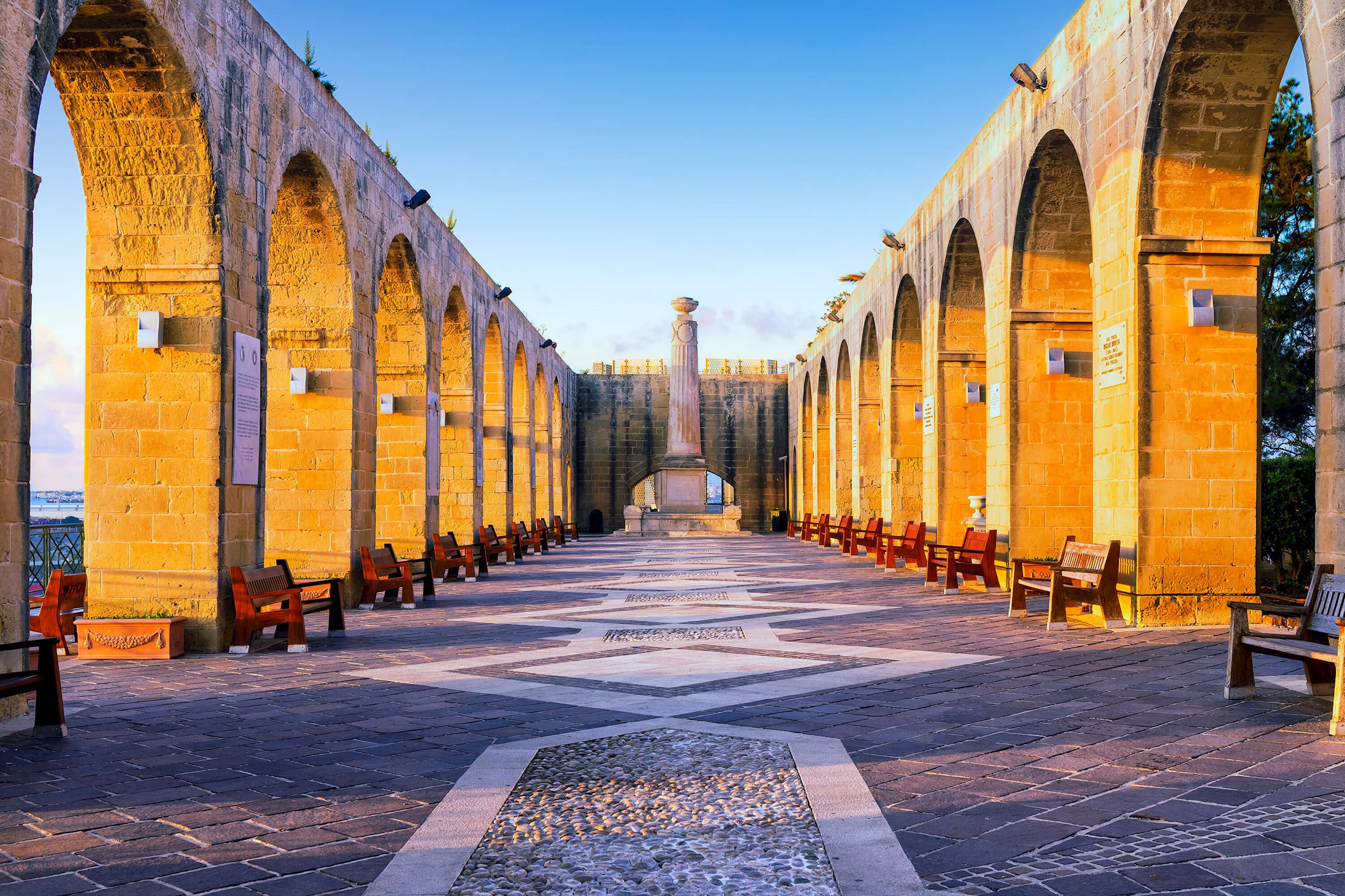 Valetta in Matla at sunset