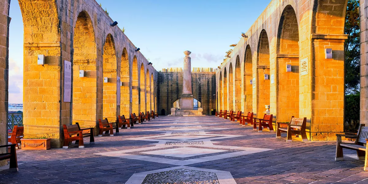Valetta in Matla at sunset