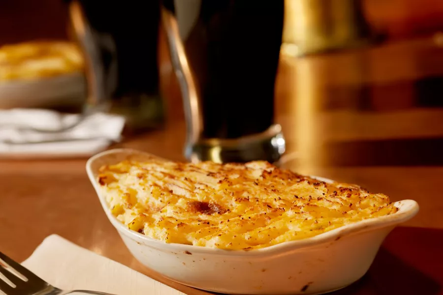 Shepherds Pie With Pints Of Stout