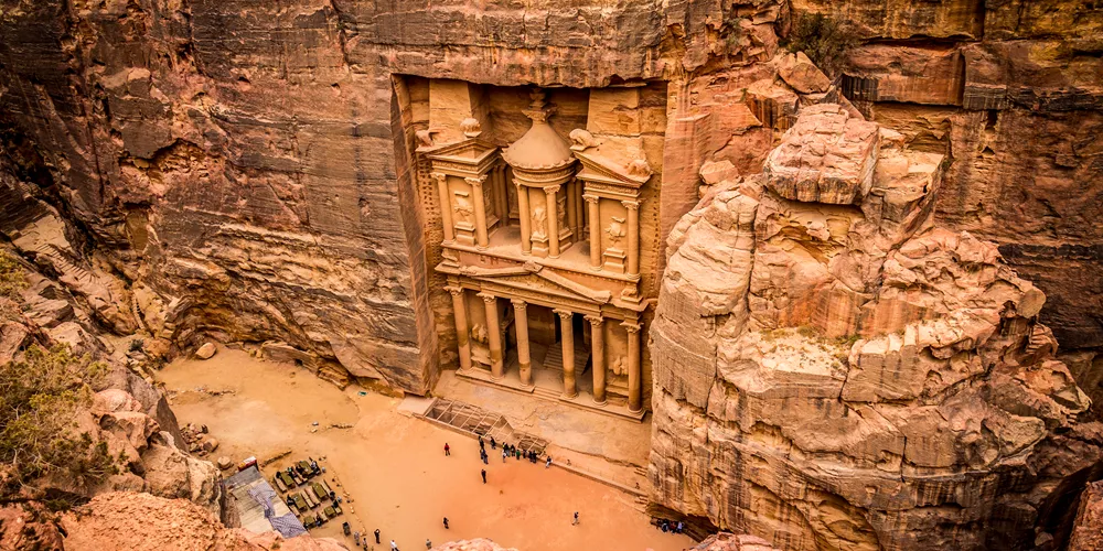 The Treasury in Petra, Jordan
