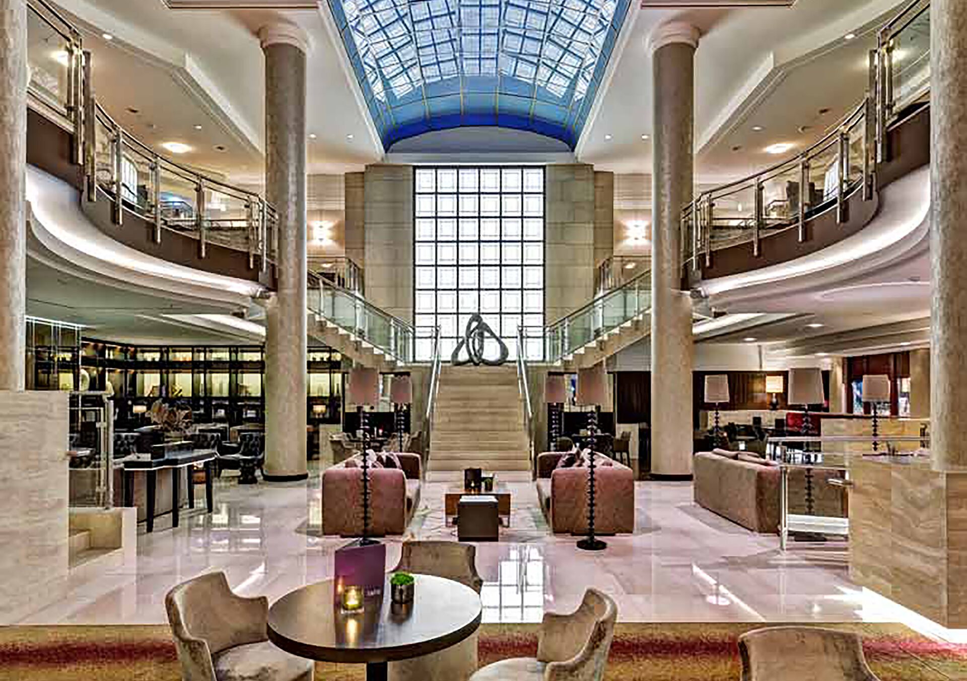 Large Hilton Berlin Berlin Germany Lobby Lounge (1)