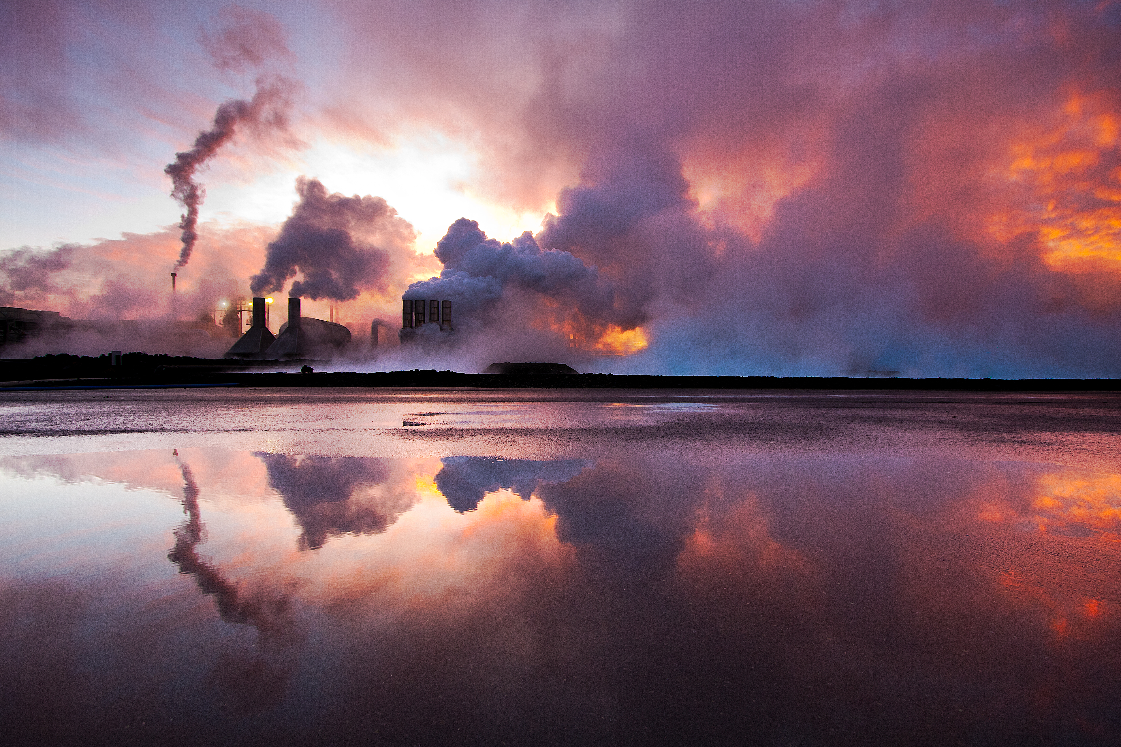 Hellisheidi Geothermal Power Station in Iceland