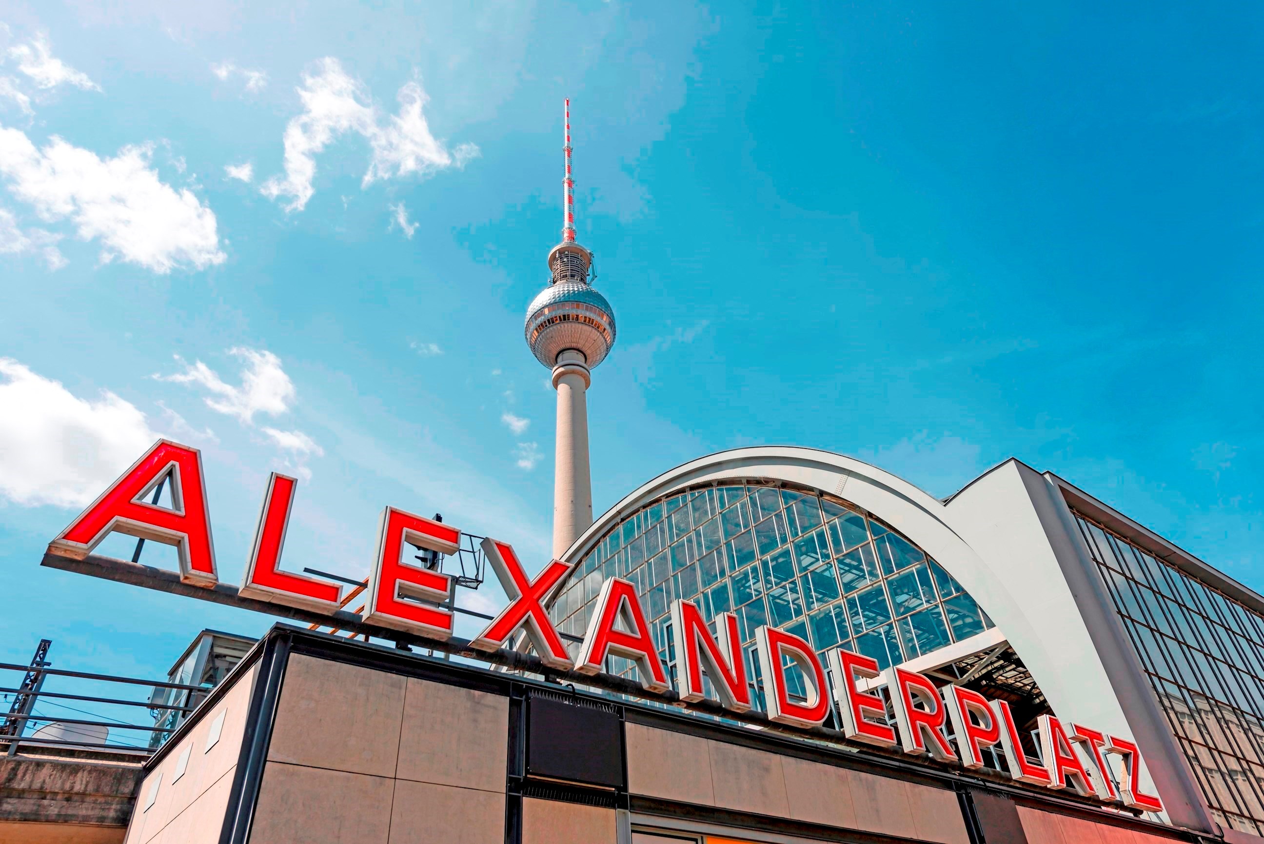 Berlin TV Tower in Alexanderplatz Berlin, Germany