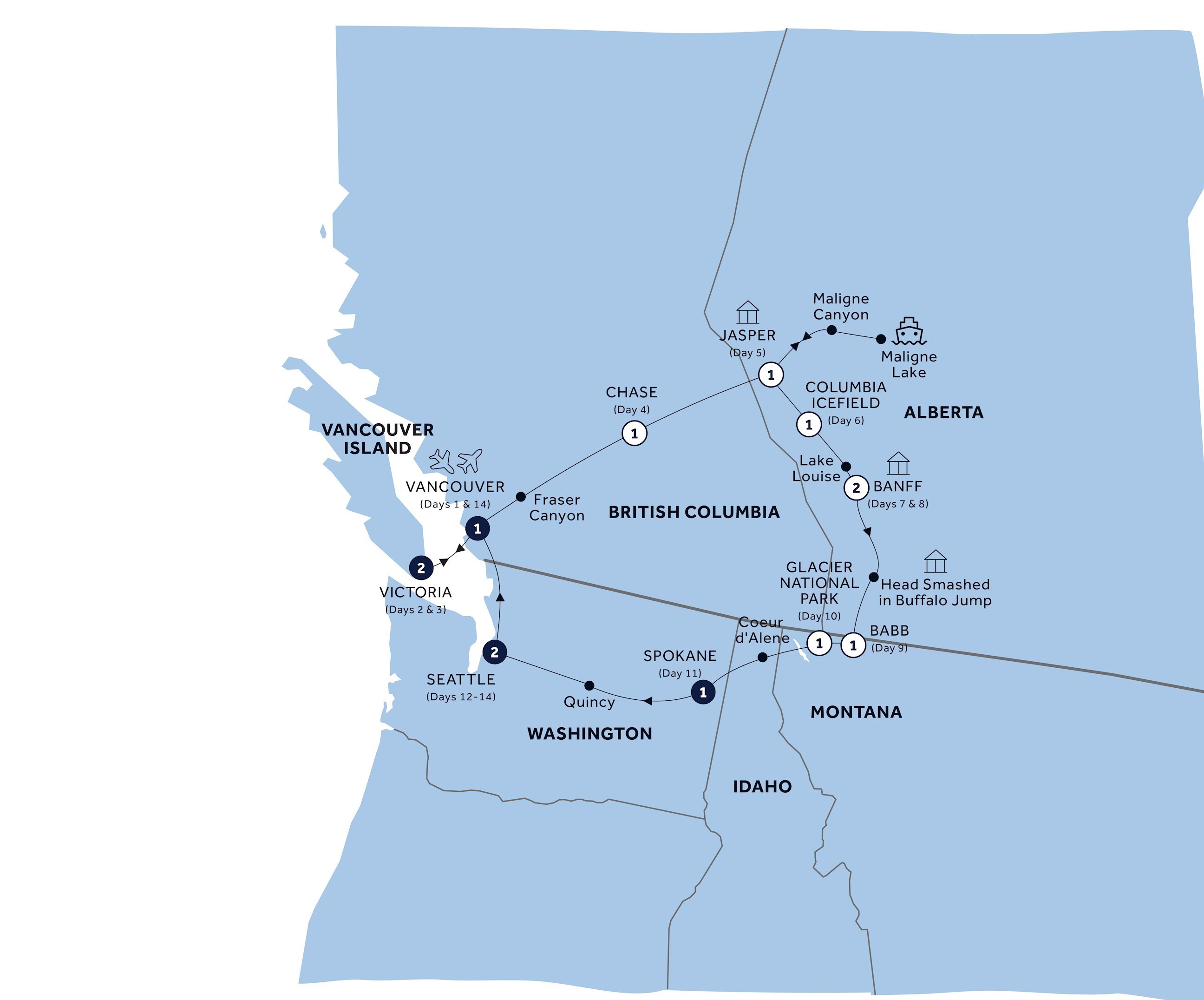 Canadian Rockies & Pacific Coast Guided Tour Insight Vacations