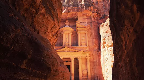 Ruins of Petra, Jordania