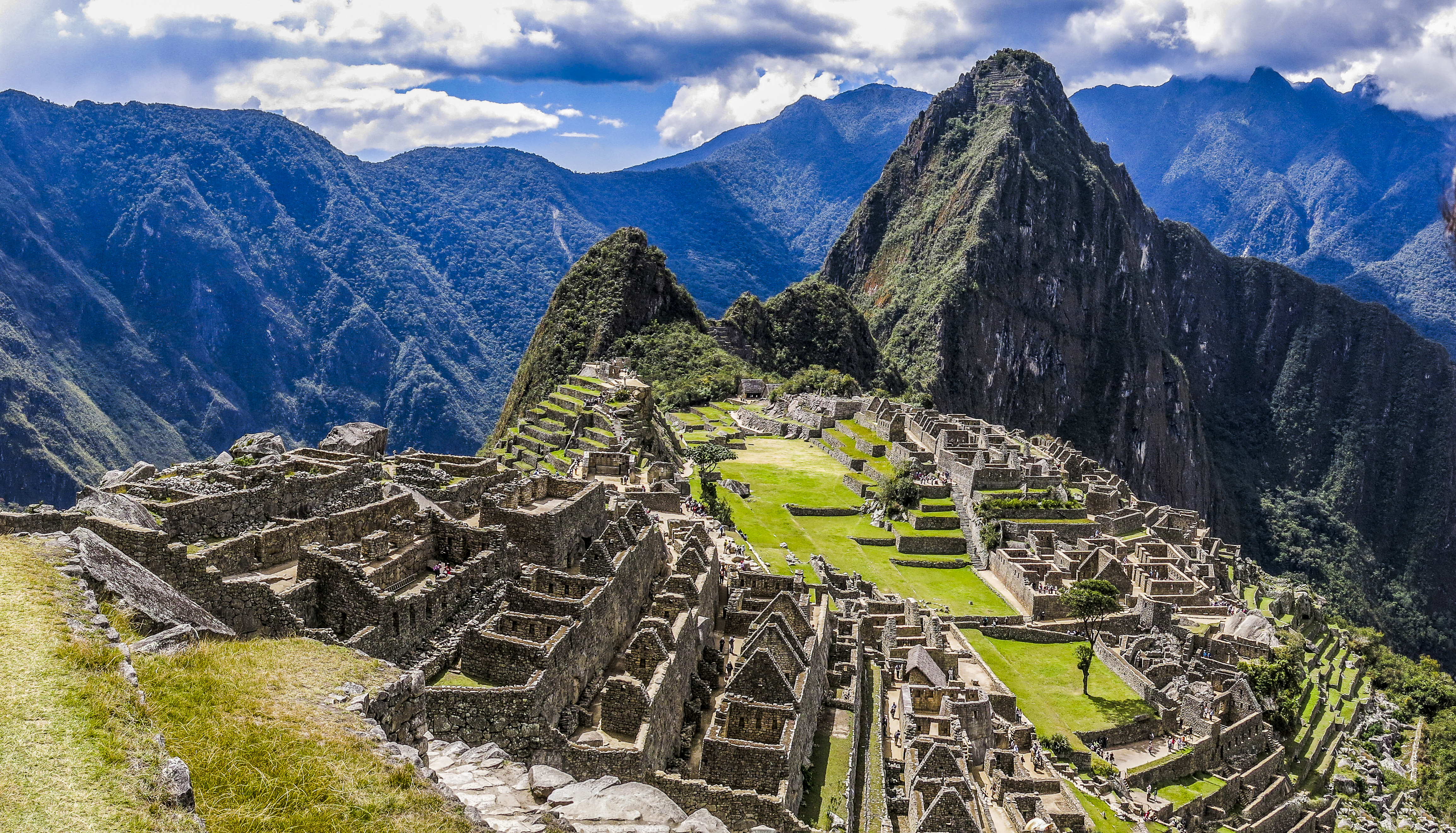 A scenic view of Macchu Pichu, Peru