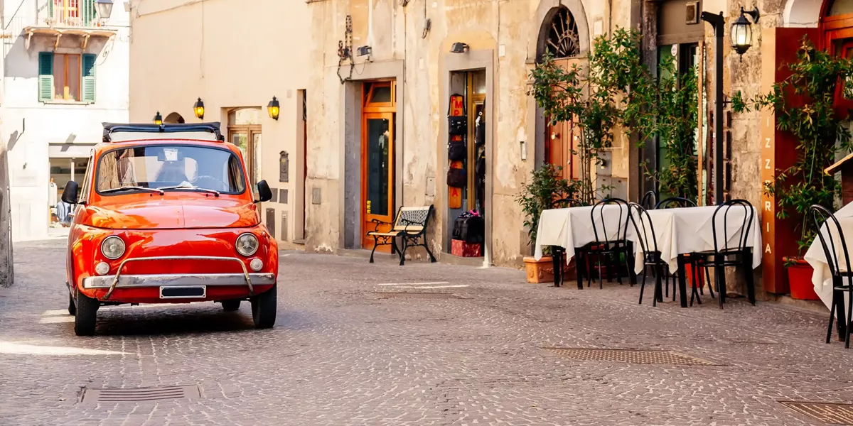 Village Street Capri Italy