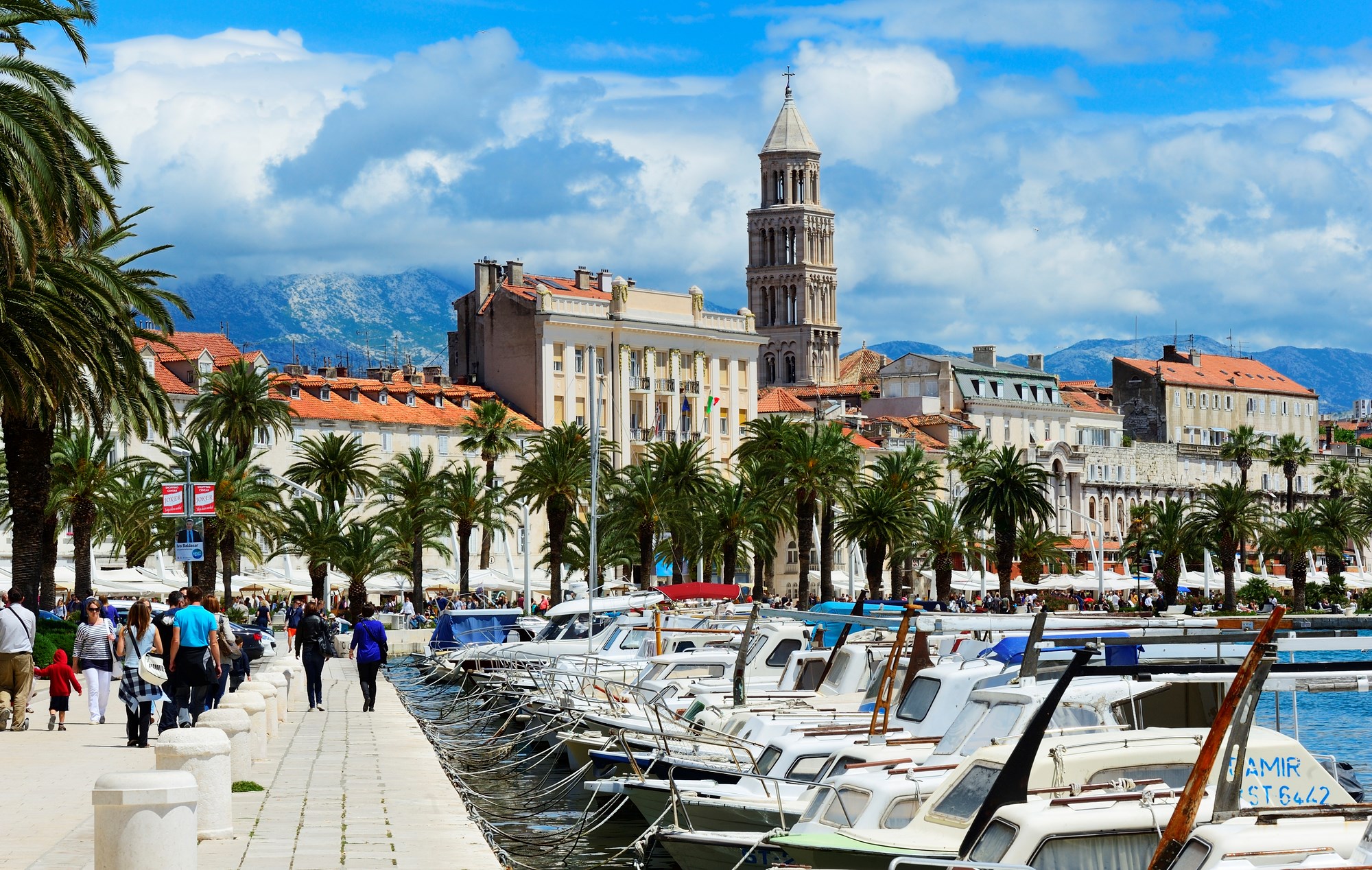 Old town of Split Croatia