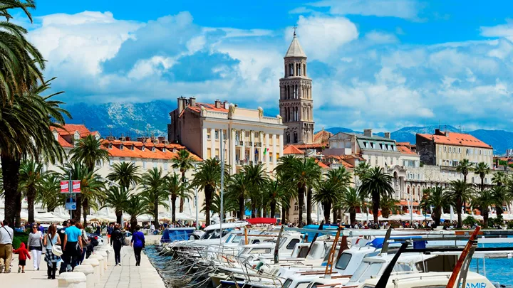 Old town of Split Croatia