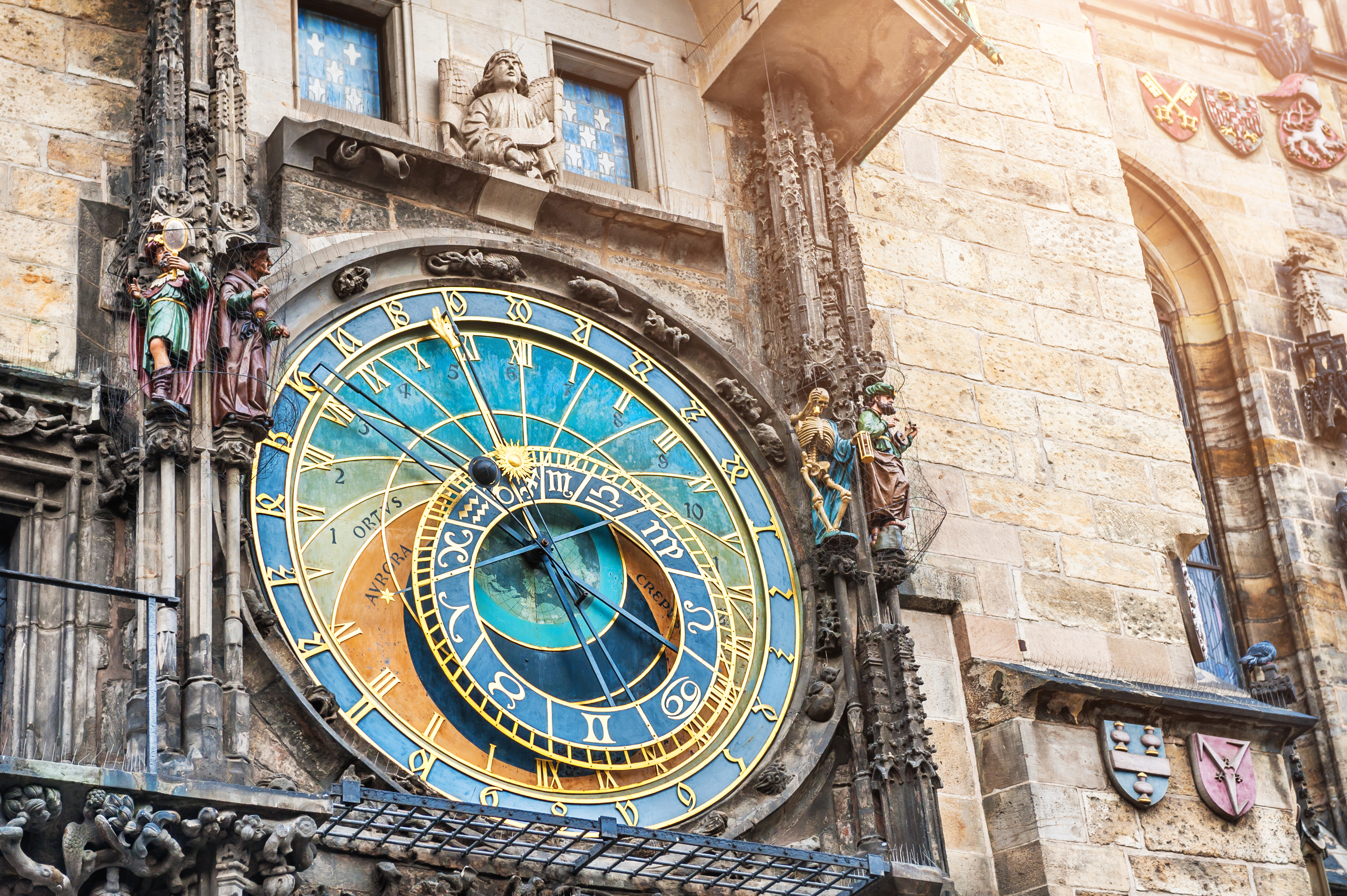Medieval Astronomical Clock In Prague