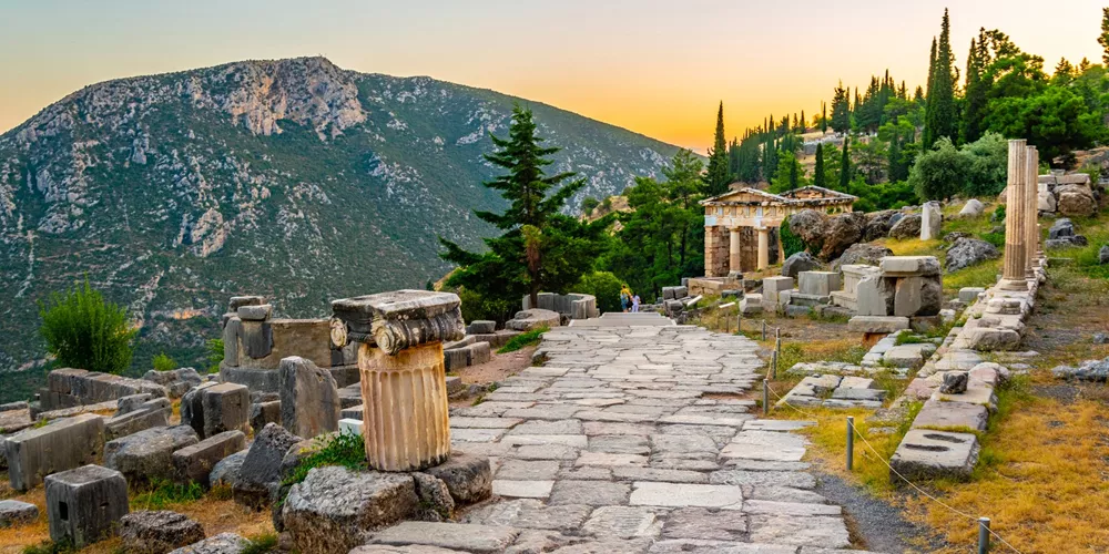 Athenian Treasury Delphi Greece