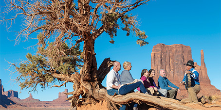 People on a Desert in The United States