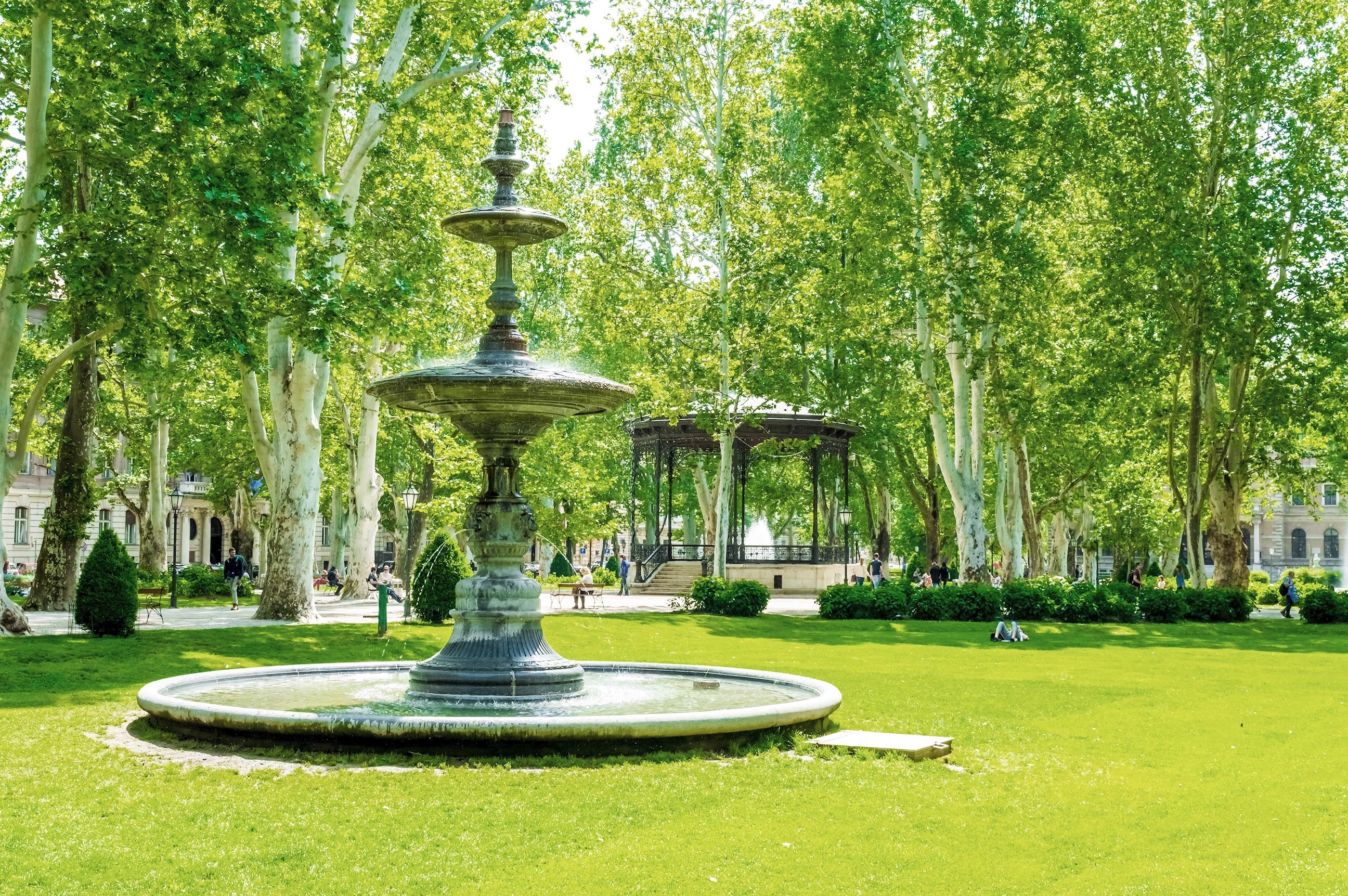 Park Zrinjevac in Zagreb, Croatia