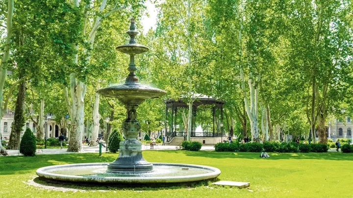 Park Zrinjevac in Zagreb, Croatia