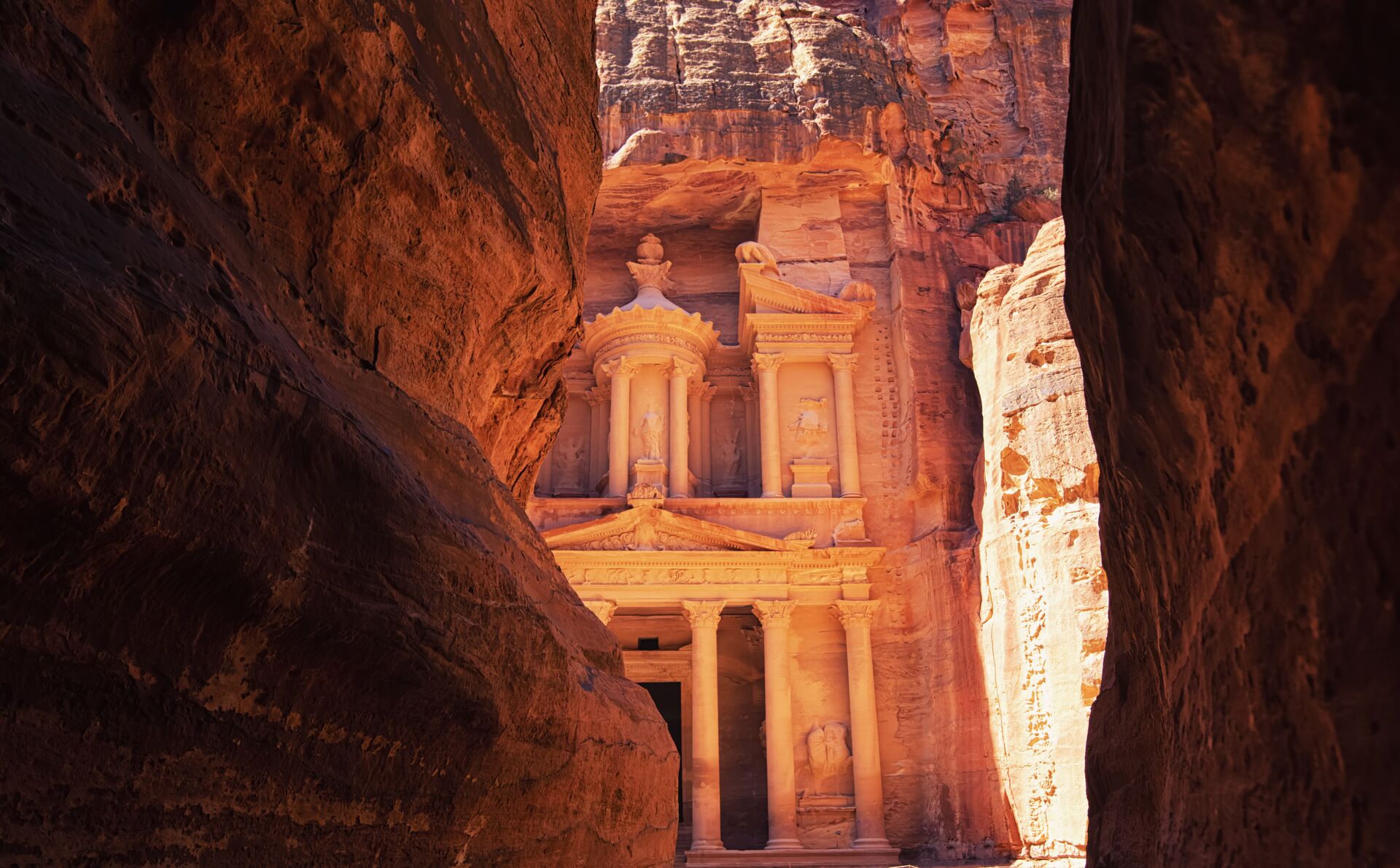 Entrance to Petra, Jordan