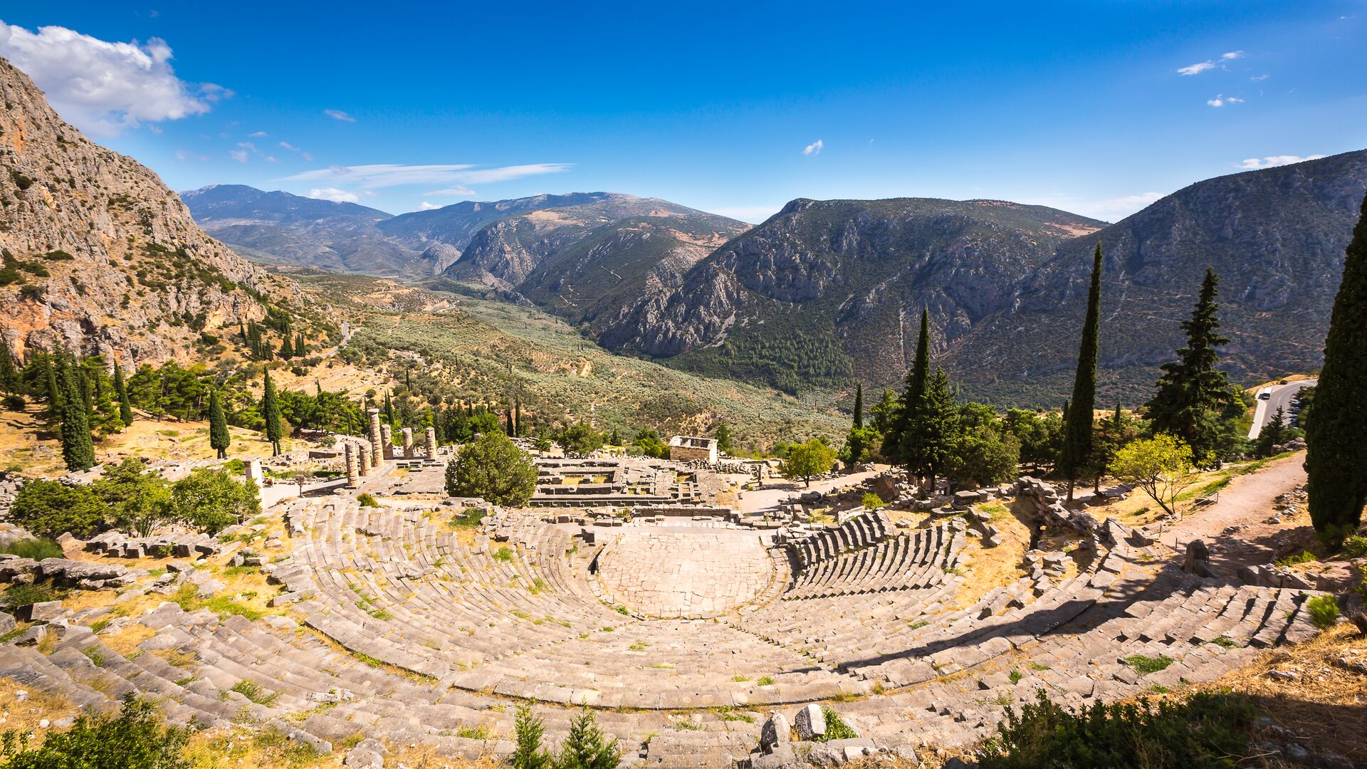 Delphi Theater, Apollon Temple, Greece