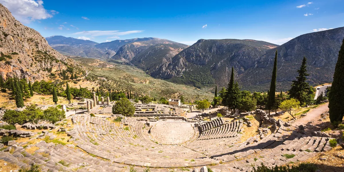 Delphi Theater, Apollon Temple, Greece
