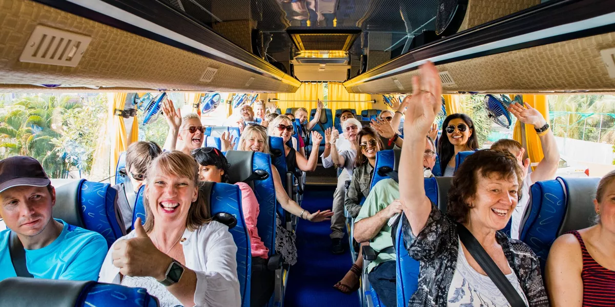 Group of Insight Vacation guests excited to start their tour