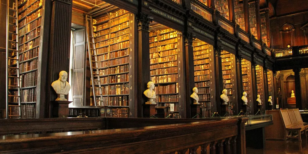 Books in Trinity College, Dublin, Ireland
