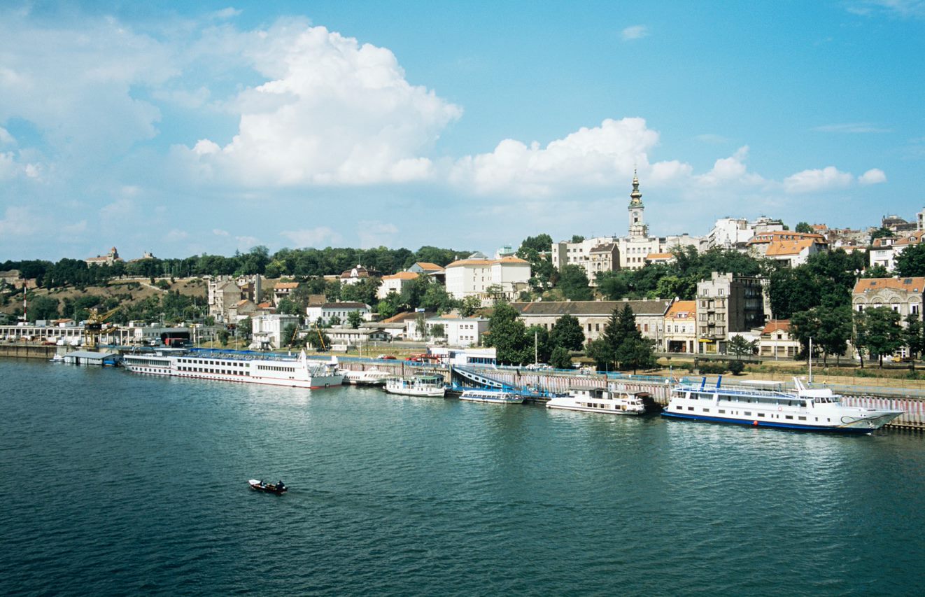 A view of Belgrade by Danube River, Serbia