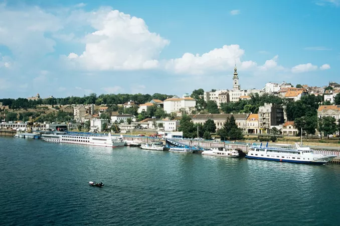 A view of Belgrade by Danube River, Serbia