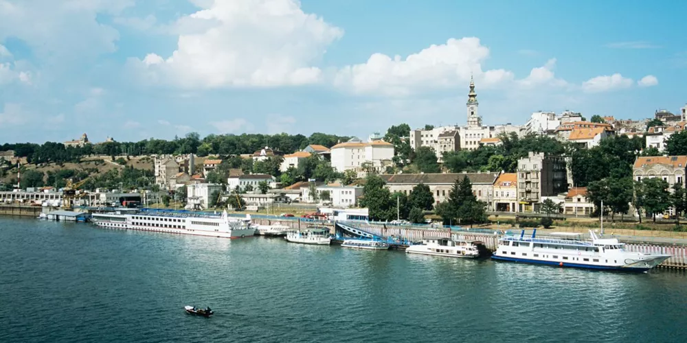 A view of Belgrade by Danube River, Serbia