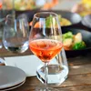 Wine glass and food