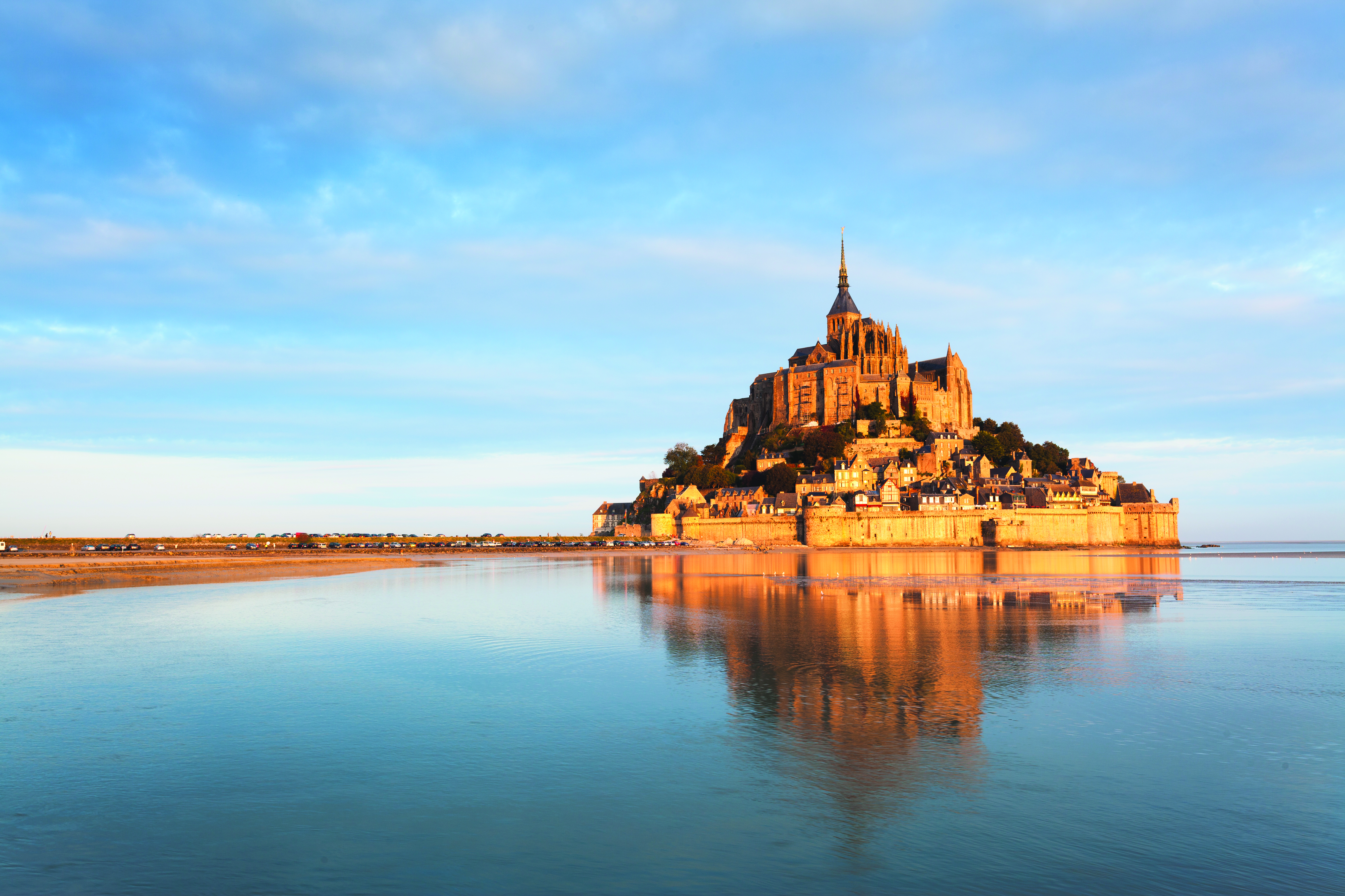 12 Sunset Mont Saint Michel France