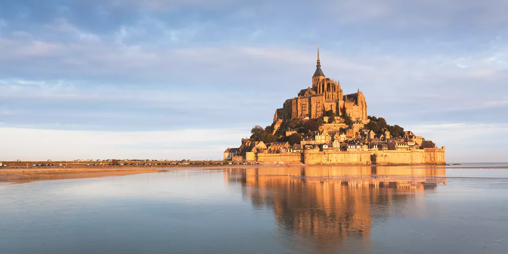 12 Sunset Mont Saint Michel France